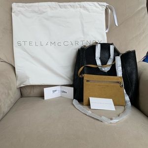NWT Stella McCartney Reversible black mini tote